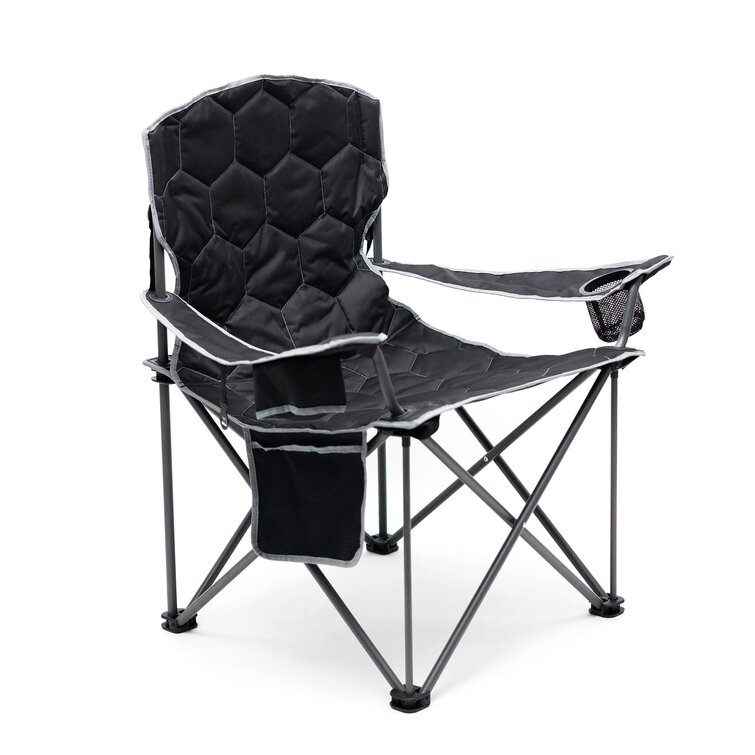 Sunnyfeel Camping Chair With Side Table, Capable For Ice